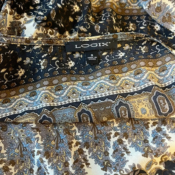 Logix Paisley Blouse - Picture 3 of 4